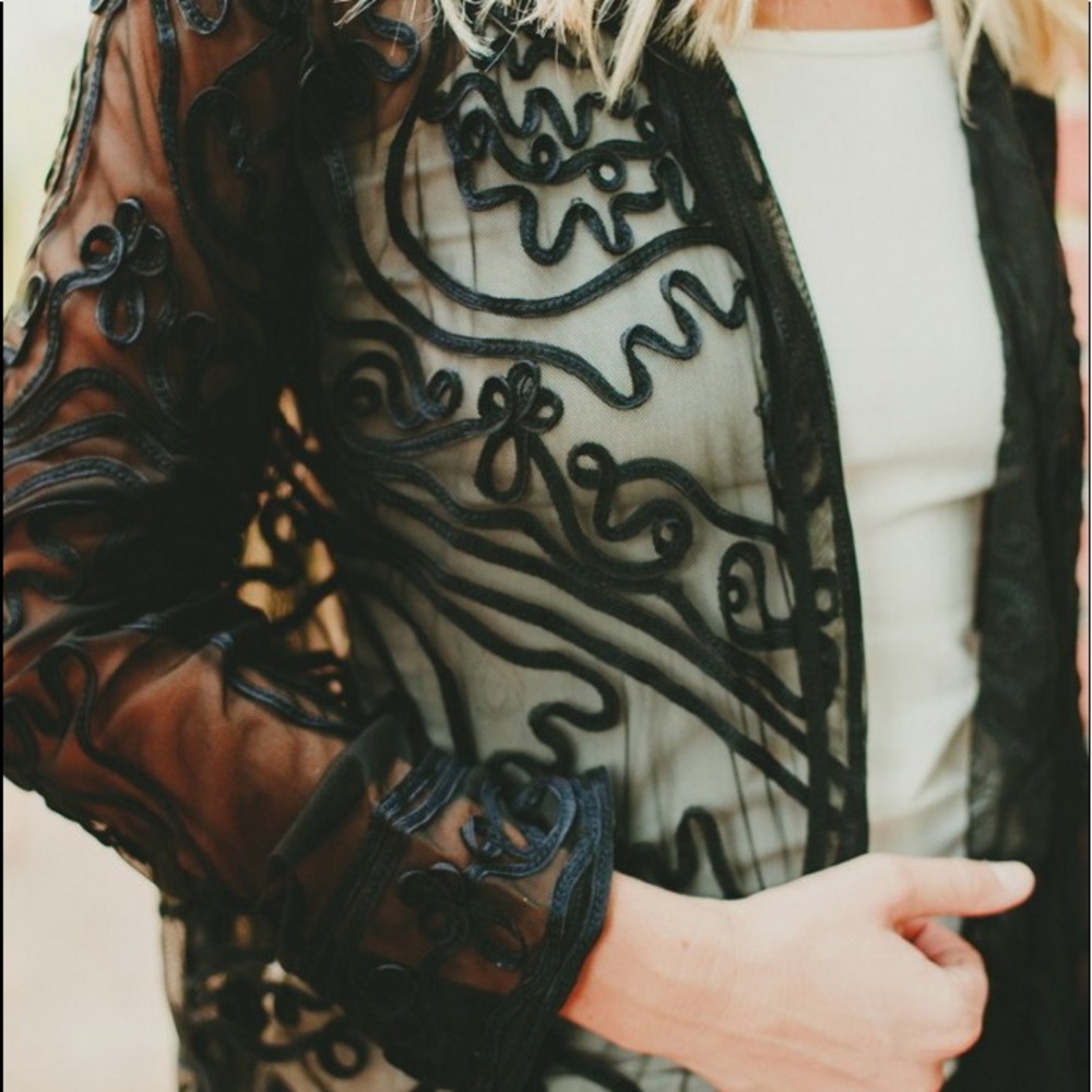 Cleobella Ribbon Sheer Jacket - Picture 5 of 5